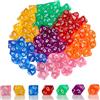 NIRJIK 70 dadi poliedrici, 10 pagine per giochi di ruolo, RPG/MTG/D&D, Board Game e Card Game, acrilico traslucido, per collezione, accessori di gioco di ruolo e attività di intrattenimento