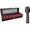 GrecoShop Set 9 Bussole/Boccole ad Impatto Professionali XZN 1/2 in Cromo Molibdeno - Nere
