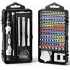 Generico Set Cacciaviti Di Precisione Magnetici Mini Pocket Tool con 98 Punte CRV per Elettronica