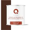Q-COVER Smalto Antiruggine 4in1 Marrone Caldo RAL8016 Lucido 2,5L | Diretto sulla ruggine, senza primer, all'acqua, per ferro, cancelli, ringhiere, recinzioni, interni ed esterni, antigraffio