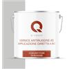 Q-COVER Smalto Antiruggine 4in1 Grigio Lattiginoso RAL7047 Semiopaco 5L | Diretto sulla ruggine, senza primer, all'acqua, per ferro, cancelli, ringhiere, recinzioni, interni ed esterni, antigraffio