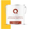 Q-COVER Smalto Antiruggine 4in1 Giallo di Allerta RAL1023 Semiopaco 5L | Diretto sulla ruggine, senza primer, all'acqua, per ferro, cancelli, ringhiere, recinzioni, interni ed esterni, antigraffio