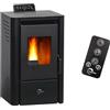Sannover Thermique Stufa a pellet impermeabile Anita 8,2 kW Nero Sannover