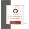 Q-COVER Smalto Antiruggine 4in1 Grigio Verdastro RAL7009 Satinato 2,5L | Diretto sulla ruggine, senza primer, all'acqua, per ferro, cancelli, ringhiere, recinzioni, interni ed esterni, antigraffio