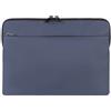 Tucano custodia per macbook air 15" e laptop fino a 14",waterproof,con tasca per accessori, blu