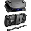 JSAUX PC0104 ModCase Compatibile con Steam Deck/OLED, il coperchio modulare Include Stazione di aggancio 11 in 1, Copertura Anteriore Staccabile, Guscio Protettivo, Metal Holder and Strap - Hub Set