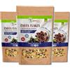 IOBOSCOVIVO Fiocchi di Chufa Bio al Ribes Nero, Senza Glutine, Confezione 3x180g