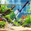 MaxGale Pulitore elettrico per ghiaia per acquario, azionato tramite USB Retrattile | Aspiratore senza fili per ghiaia acquario, tubo telescopico, aspirazione regolabile, cambio acqua lavaggio sabbia