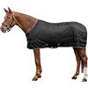 Waldhausen Economic - Coperta per stalla, 200 g, nero, 105 cm