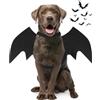 MBSIVSA Costume Halloween per Cani, Ali di Pipistrello Regolabili in Feltro Nero | Leggero Costume Cosplay per Animali, Accessorio di Halloween Versatile per Cani e Gatti Piccoli e Medi, Decorazione per Feste