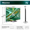 Hisense PROMOZIONE Hisense 75 E89S MINI LED 4K UHD VIDAA 144HZ Cod. 75E89S