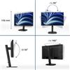 Philips Monitor 23,8 Led Ips Fhd 16:9 4ms 300 Cdm, Pivot, UsB-C Dock, Dp/hdmi
