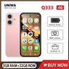 PocketNova UNIWA Q333 Mini Smartphone 4G Android 3GB 64GB WhatsApp GPS Face ID