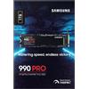 Samsung 990 Pro M.2 1TB, NVMe PCIe 4,0 SSD Interno - MZ-V9P1T0BW
