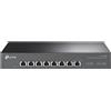 TP-Link TL-SX1008 (8 porte), Switch di rete, Nero