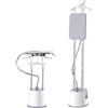 QUUGAR Stiratrice a vapore verticale per indumenti, 3 modalità di vapore (B) | Serbatoio da 2 L, flusso di vapore 40 g/min, 2000 W Steamer Defroisseur, elimina il 99,99% di impurità, asta telescopica