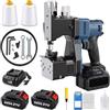 UtaUla Macchina da cucire elettrica a sacco, compatibile con Makita 18 V | Macchina da cucire portatile per sacchetti di mangime, farina e cereali, con 2 batterie da 4,0 Ah, con tagliafili automatico