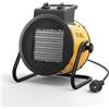 SIAL Termoventilatore 2000 W - Radiatore Elettrico - Ceramica - Riscaldamento Industriale - Riscaldamento Rapido in 3 Secondi - Termostato e Protezione da Surriscaldamento (Giallo)