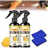 Sumcalio Spray di cera d'api micro-molecolarizzata naturale, cera d'api per mobili, cera d'api per legno, cera d'api spray per mobili, cera d'api spray per mobili, cera d'api spray per mobili, condimento del
