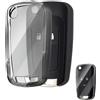 OFFCURVE Custodia Chiavi Trasparente Cover Chiave, Guscio Chiave Copri Chiavi Auto Telecomando per Chevrolet Aveo Spark Cruze Opel Vauxhall Adam Cascada Mokka Astra Buick Regal Lacrosse