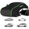 Generic Telo Copriauto per Mercede𝘴-Benz ML Class W163 1997-2005 (458.7 x 183.3 x 177.6cm),Copertura auto impermeabile con corda antivento e borsa portaoggetti, antipolvere, anti UV, traspirante