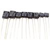 cizihuu 5PCS Black Square 250 V Fusibile termico LED di taglio dei fusibili Interruttori di temperatura Controllo,1A,130C