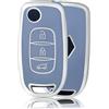 OFFCURVE Cover Chiavi Custodia Chiave Copri Chiavi Copri Telecomando Adatto per Renault Sandero Stepway Logan Arkana Captur Kadjar Clio Megane Symbol Koleos Twingo Kangoo Dacia Duster