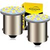 Ruiandsion 2pz lampadine LED 6V 1156 giallo limone 1141 1003 3014 BA15S lampadine LED 3030 15SMD di ricambio per luci di backup, retromarcia, indicatori di direzione, luci posteriori, non polarità