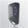 OFFCURVE Custodia Chiavi Trasparente Cover Chiave, Guscio Chiave Copri Chiavi Auto Telecomando per VW Golf 8 GTE GTI ID.3 ID.4 Seat Leon MK4 Tarraco Ateca Skoda Octavia Cupra Formentor Born