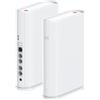 ZTE G5TS Modem Router 5G con SIM, WI-Fi 6 dual-band AX1500, 4 Gigabit Ethernet Ports (RJ11), Design elegante con antenne integrate, ideale per casa e ufficio, LED per Wi-Fi e rete, tasto WPS
