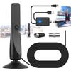 FONCBIEN Antenna TV digitale terrestre per interni | Compatibile con 4K/1080P, cavo coassiale 3 m, multidirezionale 360°, per Smart TV, installazione facile, compatibile con TNT