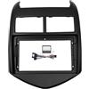 Kpuwers Autoradio Radio adapter Per Chevrolet Per AVEO Per SONIC 11-13 2Din Car DVD Frame Audio Adattatore Montaggio Dash Kit Trim Cornice Autoradio(Frame an canbus)