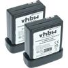 vhbw 2x batteria compatibile con Kenwood TH-22AT, TH-208, TH-79, TH22AT, TH-22E, TH-44AT, TH-42AT, TH-308 radio (1000mAh, 6V, NiMH)