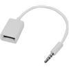 Dacvgog Cavo audio AUX maschio da 3,5 mm a USB 2.0 femmina, convertitore per MP3, per smartphone e telefoni cellulari