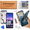AmComponent - display di ricambio per XIAOMI REDMI NOTE 7 /PRO M1901F7G H GB schermo LCD vetro touch frame blu | Componente di ricambio con luminosità intensa e risposta al tocco reattiva