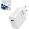 FinalCool 2-Porto USBC Caricabatterie Rapido da 67W Compatibile con Xiaomi | Compatibile con Xiaomi Redmi Note 15 14 Pro 5G, Xiaomi 17T 15 14 Ultra/14/14T/13T/13/13 Lite, Poco X7 F7 X5 X4 X3 M6