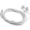 PETSTIBLE Auricolari bassi trasparenti con cavo lungo 3 metri, ergonomici, per un ascolto prolungato (bianco)