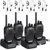 YGiTK Walkie Talkie PMR446 16 Canali Ricaricabili Coppia Vox | senza licenza, fino a 1,5 km, 1500 mAh, 10-12 ore, auricolari, CTCSS/DCS, torcia LED, per campeggio e viaggi
