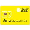 Things Mobile SIM Card per POMPE IDRAULICHE - Things Mobile - copertura globale, rete multi-operatore GSM/2G/3G/4G LTE, senza costi fissi, senza scadenza e tariffe competitive. 10 € di credito incluso