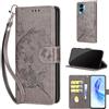 TOMYOU Cover per Honor 90 Lite / X50i 5G, Grigio | Antiurto Custodia, Funzione Stand, Chiusura Magnetica, Slot per Schede, Pelle PU Flip Portafoglio