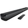 GarageRock 31″ Soundbar All-in-one, 80W 2-in-1 Staccabile Sound Bar per TV | 3 Modalità EQ, Auto Volume Boost, Bluetooth 5.3/ARC/Opt/AUX, Sistema di Altoparlanti per TV/PC/Videogiochi/Proiettori, Nero