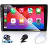 ANKEWAY 9 Pollici Autoradio per Opel Corsa C D (2000-2014) con CarPlay | Car Radio Stereo per Astra H Combo Antara Zafira con Android Auto/Bluetooth/Telecamera Retromarcia/Microfono/Canbus BOX/USB