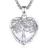 CELESTIA Ciondolo Albero della Vita Donna Collana con Ametista, Ossidiana Nera, Pietra di Luna, Gioielli Festa della Mamma, Regalo per la Mamma, Nonna, Regali Compleanno