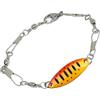 Pocoiau Bracciale con Esca da Pesca Unisex Ciondolo in Lega Resistente alla Corrosione Lunghezza Regolabile Accessorio per Sport all Aperta Braccialetto per Attrezzi da Pesca All'aperto