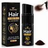 Tpubmity Spray fibre per capelli, Polvere attaccatura dei capelli, per il Diradamento dei Capellis, addensa istantaneamente i capelli diradati（Marrone scuro）