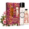 Panier des Sens Cofanetto Regalo Donna Rosa - Eau de Toilette e Crema Mani | Cofanetto regalo donna con eau de toilette 50 ml e crema mani 30 ml rosa, pronto da regalare a Natale