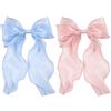 COACOM 2 Pezzi Mesh Hairpins, Capelli A Fiocco, Forcine Dolci Carine, Accessori Per Acconciatura, Accessori Per Capelli Da Donna (Blu, Rosa).