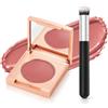 GZFEMM Dermocosmetic CC Cream Dark Circles,Correttore occhiaie,04#,CC Cream Dermocosmetics Concealer,Instantly covers dark circles with no dry effect,Con pennello(Rosso ambrato)