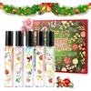Miioto Set Profumi Donna, Profumi Mini Size Donna Elementi Natalizi, 5*10ml | Profumi Mini Size Donna Elementi Natalizi, un Regalo Perfetto per la Famiglia e Gli Amici a Natale e Festa Della ,Mamma