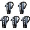 Retekess TT106S Cuffie per Guide Turistiche, Mini Ricevitore（5 pack) | 2.4G,Distanza di Lavoro di 200 m,AUX,Controllo U-touch,design adesign a Pulsanti Grandi,Per Conferenze, Viaggioi
